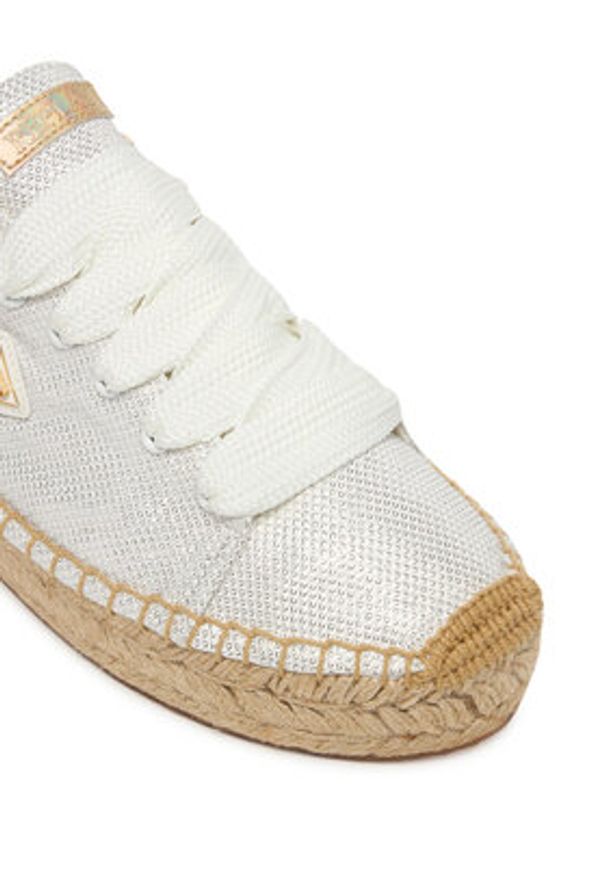 Replay - REPLAY Espadryle GWF22 .000.C0093S Biały. Kolor: biały. Materiał: materiał