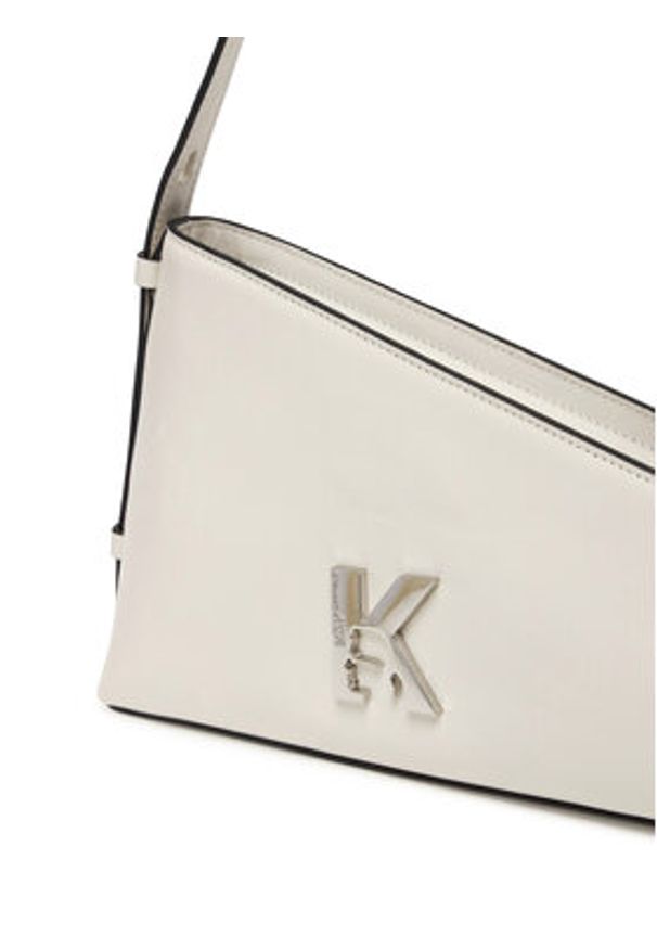 Karl Lagerfeld Jeans Torebka B1W30181 Biały. Kolor: biały. Materiał: skórzane