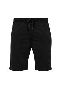 Urban Classics - Szorty Urban Classic stretch twill jogg. Kolor: czarny. Długość: krótkie. Sezon: lato #1