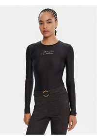 Versace Jeans Couture Body 79HAM2A1 N0008 Czarny Slim Fit. Kolor: czarny. Materiał: syntetyk