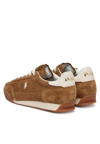 Polo Ralph Lauren Sneakersy Hester 804P18219002 Brązowy. Kolor: brązowy. Materiał: zamsz, skóra #6