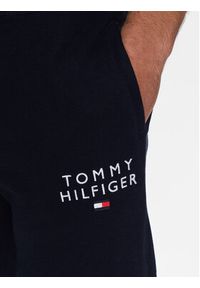 TOMMY HILFIGER - Tommy Hilfiger Spodnie dresowe UM0UM02880 Granatowy Regular Fit. Kolor: niebieski. Materiał: syntetyk, bawełna #3