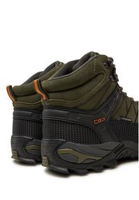 CMP Trekkingi Rigel Mid Trekking Shoes Wp 3Q12947 Khaki. Kolor: brązowy. Materiał: skóra, zamsz. Sport: turystyka piesza #4