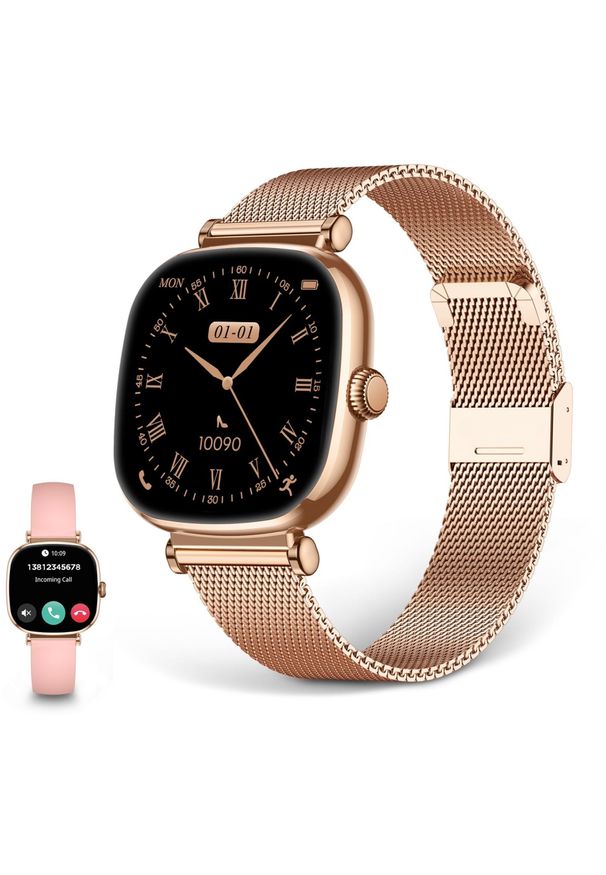 KSIX - Ksix Smartwatch IRIA, Pink. Rodzaj zegarka: smartwatch