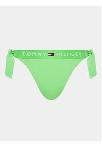 TOMMY HILFIGER - Tommy Hilfiger Dół od bikini UW0UW04497 Zielony. Kolor: zielony. Materiał: syntetyk #5