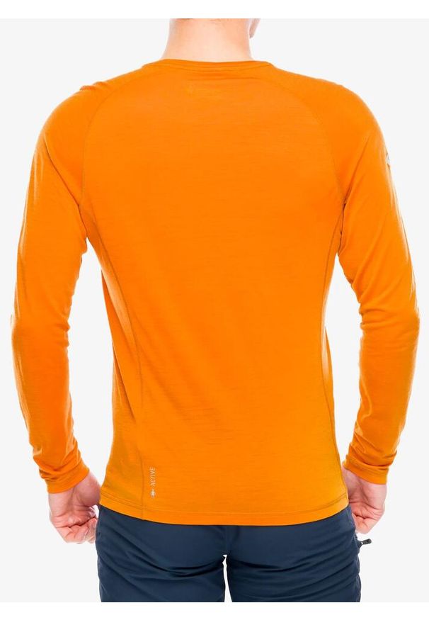 Bluza bez kaptura męska Smartwool Merino Sport Ultralite L/S. Typ kołnierza: bez kaptura. Kolor: pomarańczowy