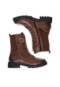 Remonte Trzewiki D8664-25 Brązowy. Kolor: brązowy. Materiał: skóra #4