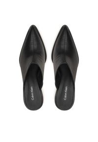 Calvin Klein Klapki Heel Mule Pump 70 LT HW0HW02091 Czarny. Kolor: czarny. Materiał: skóra #3