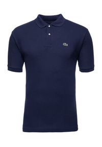 Lacoste Polo L1212 Granatowy Classic Fit. Typ kołnierza: polo. Kolor: niebieski. Materiał: bawełna #4