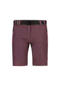 Bermudy dziecięca turystyczne CMP 3T51145. Kolor: czerwony. Styl: sportowy. Sport: turystyka piesza