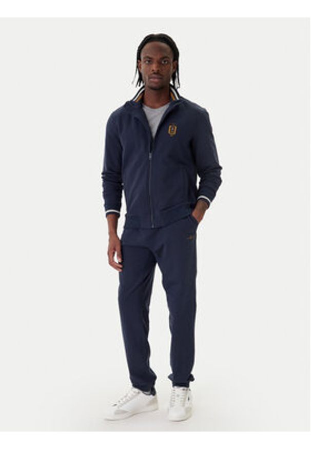 Aeronautica Militare Bluza 261FE2089UF00674 Granatowy Regular Fit. Kolor: niebieski. Materiał: bawełna