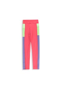 Legginsy do gimanstyki dla dzieci Lemon Explore WL5 z kieszenią. Kolor: różowy. Materiał: poliester, elastan. Styl: sportowy