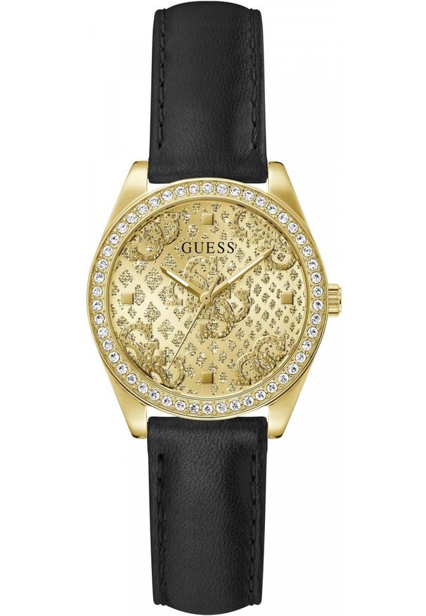 Zegarek damski Guess GW0989L2 CYRKONIE czarny. Kolor: czarny