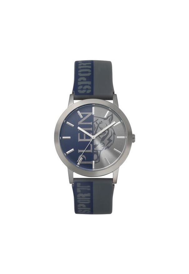 Plein Sport Zegarek Legend PSLBA0423 Szary. Kolor: szary. Materiał: syntetyk. Styl: sportowy