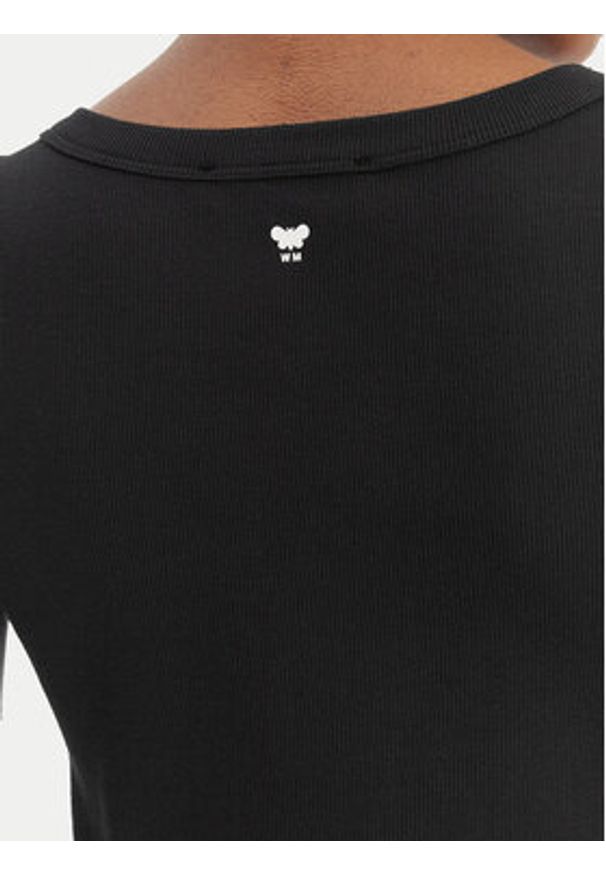 Weekend Max Mara Top Multic 2615941012 Czarny Regular Fit. Kolor: czarny. Materiał: bawełna