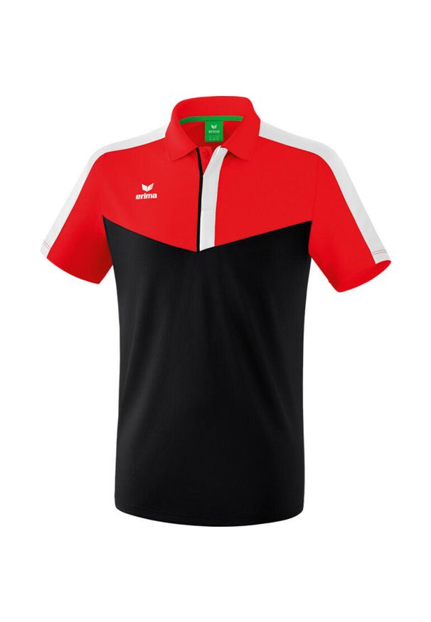 ERIMA - Polo Erima Squad. Typ kołnierza: polo. Kolor: wielokolorowy, czarny, czerwony. Materiał: materiał. Sport: tenis, piłka nożna