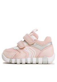 Sneakersy Geox B Iupidoo G. C B3558C 022AS C8W1Z Lt Rose/White. Kolor: różowy. Materiał: skóra #1