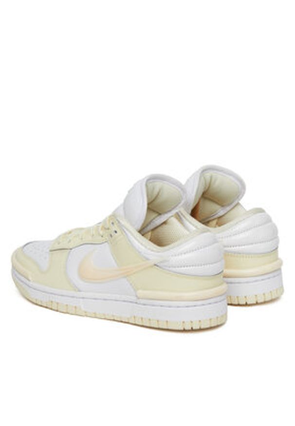 Nike Sneakersy Dunk Low Twist DZ2794 104 Biały. Kolor: biały. Materiał: skóra