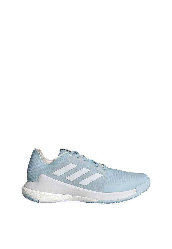 Adidas - Crazyflight Shoes. Kolor: niebieski, biały, wielokolorowy, czerwony. Materiał: materiał