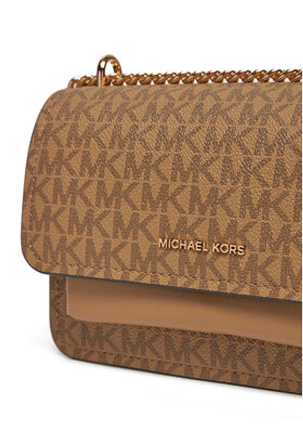 MICHAEL Michael Kors Torebka Claire 32R5GC7C1V Brązowy. Kolor: brązowy. Materiał: skórzane