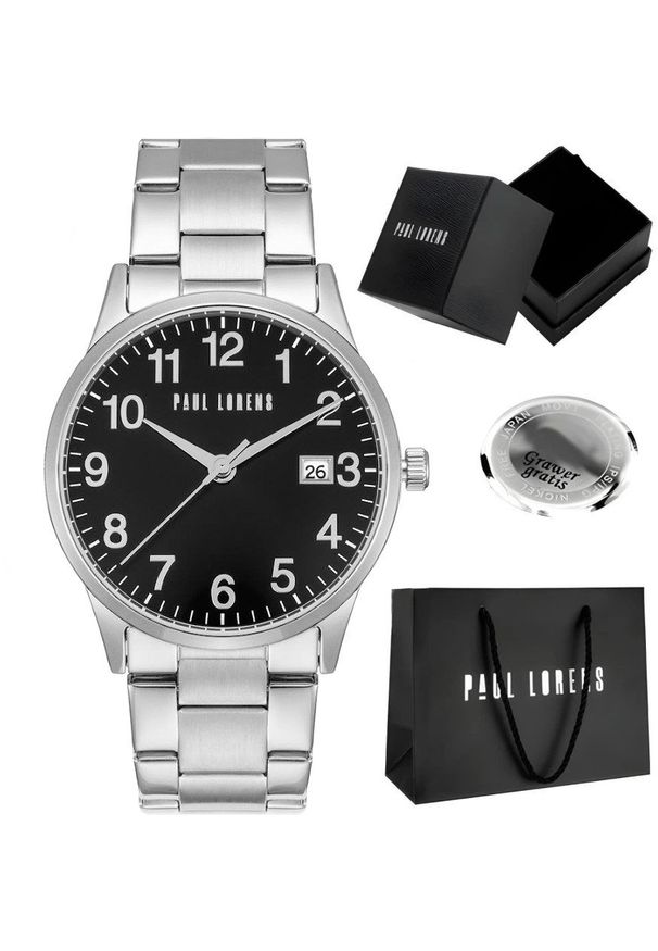 Zegarek męski Paul Lorens PABLO-1C1 Z GRAWEREM