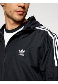 Adidas - adidas Wiatrówka adicolor Classics 3-Stripes GN3475 Czarny Regular Fit. Kolor: czarny. Materiał: syntetyk #5