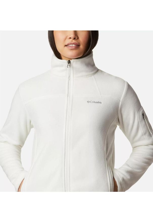 columbia - Bluza polarowa turystyczna damska Columbia Fast Trek II. Kolor: biały. Materiał: polar. Sport: turystyka piesza