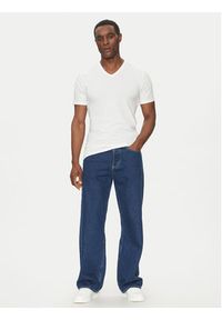 Calvin Klein Underwear Komplet t-shirtów LV00NB4186 Biały Slim Fit. Kolor: biały. Materiał: syntetyk #4