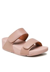 Klapki FitFlop. Kolor: beżowy