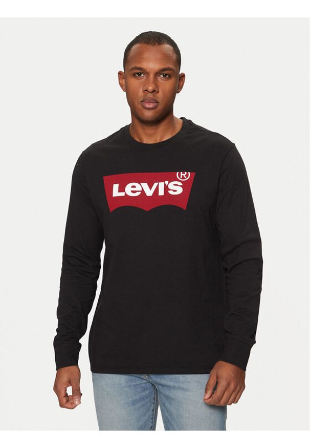 Levi's® Longsleeve Graphic Tee 36015-0013 Czarny Regular Fit. Kolor: czarny. Materiał: bawełna. Długość rękawa: długi rękaw