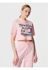 Tommy Jeans T-Shirt Sportees Runners DW0DW14923 Różowy Oversize. Kolor: różowy. Materiał: bawełna