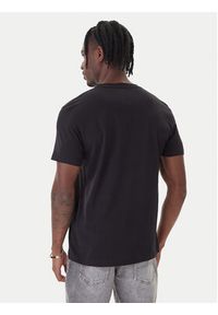 Versace Jeans Couture T-Shirt 79GAHT05 CJ00T Czarny Regular Fit. Kolor: czarny. Materiał: bawełna #5