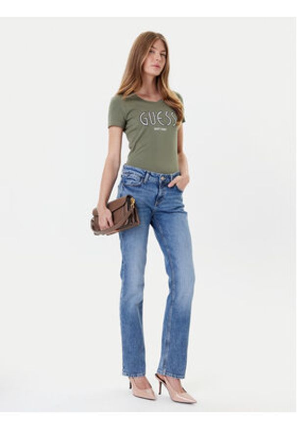 Guess Jeansy W5YA0R D5QP2 Niebieski Regular Fit. Kolor: niebieski