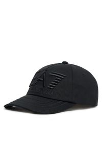 EA7 Emporio Armani Czapka z daszkiem 7X000052 AF13150 UC001 Czarny. Kolor: czarny. Materiał: materiał, bawełna