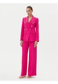 Maryley Spodnie materiałowe 25EB680/M25/43AL Różowy Regular Fit. Kolor: różowy. Materiał: syntetyk
