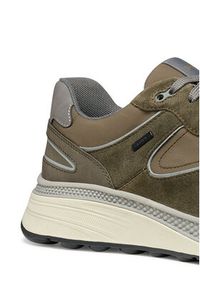 Geox Sneakersy U Spherica Actif X1 U46HGA 02285 C3277 Khaki. Kolor: brązowy. Materiał: zamsz, skóra #4