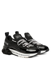 Versace Jeans Couture Sneakersy 79VA3SAB Czarny. Kolor: czarny. Materiał: materiał #4