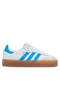 Adidas - adidas Sneakersy Sambae JQ1236 Biały. Kolor: biały. Materiał: skóra