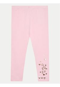 Guess Legginsy K4GB03 J1313 Żółty Slim Fit. Kolor: żółty. Materiał: bawełna #1