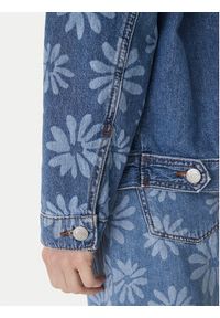 Roxy Kurtka jeansowa Salty Horizon ERJJK03700 Niebieski Regular Fit. Kolor: niebieski. Materiał: bawełna #7