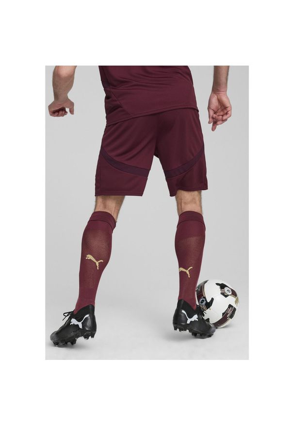 Puma - Szorty Manchester City 2024/25. Kolor: czerwony. Sport: piłka nożna