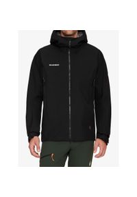 Kurtka z membraną męska Mammut Crater IV HS Hooded Jacket. Kolor: czarny