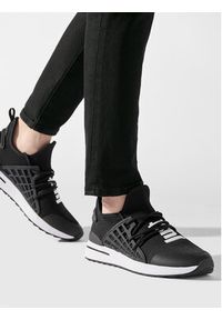 Just Cavalli Sneakersy 74QB3SD4 Czarny. Kolor: czarny. Materiał: materiał #7