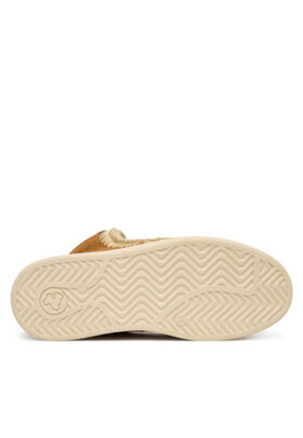 Mou Śniegowce MU.FW741001A Brązowy. Kolor: brązowy. Materiał: skóra, zamsz