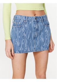 Tommy Jeans Spódnica jeansowa Sophie Micro Mini DW0DW15631 Niebieski Regular Fit. Kolor: niebieski. Materiał: bawełna #1