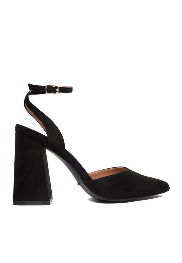 DeeZee Czółenka CEO-CD25-039-1 Czarny. Kolor: czarny. Materiał: materiał