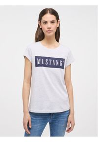 Mustang T-Shirt Alina 1013220 Szary Regular Fit. Kolor: szary. Materiał: bawełna #1