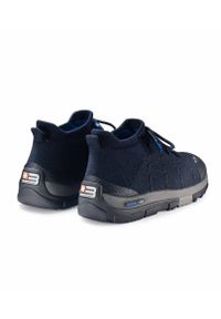 Buty turystyczne męskie wodoodporne Brubeck TREK MERINO. Kolor: niebieski. Materiał: wełna. Sport: turystyka piesza