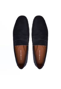 TOMMY HILFIGER - Tommy Hilfiger Mokasyny Casual Hilfiger Suede Driver FM0FM04998 Granatowy. Okazja: na co dzień. Kolor: niebieski. Materiał: zamsz, skóra. Styl: casual #5