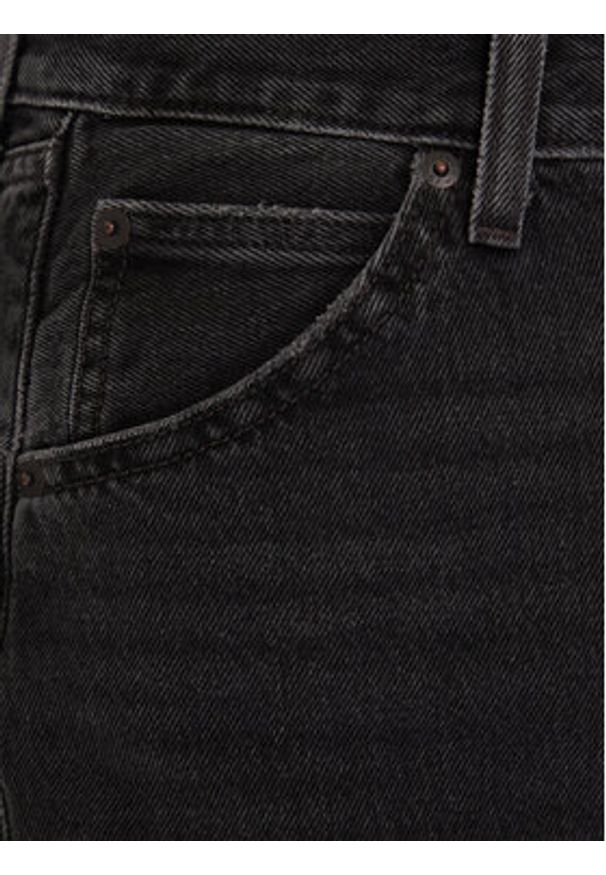 Levi's® Spódnica jeansowa 001VH-0004 Czarny Regular Fit. Kolor: czarny. Materiał: bawełna